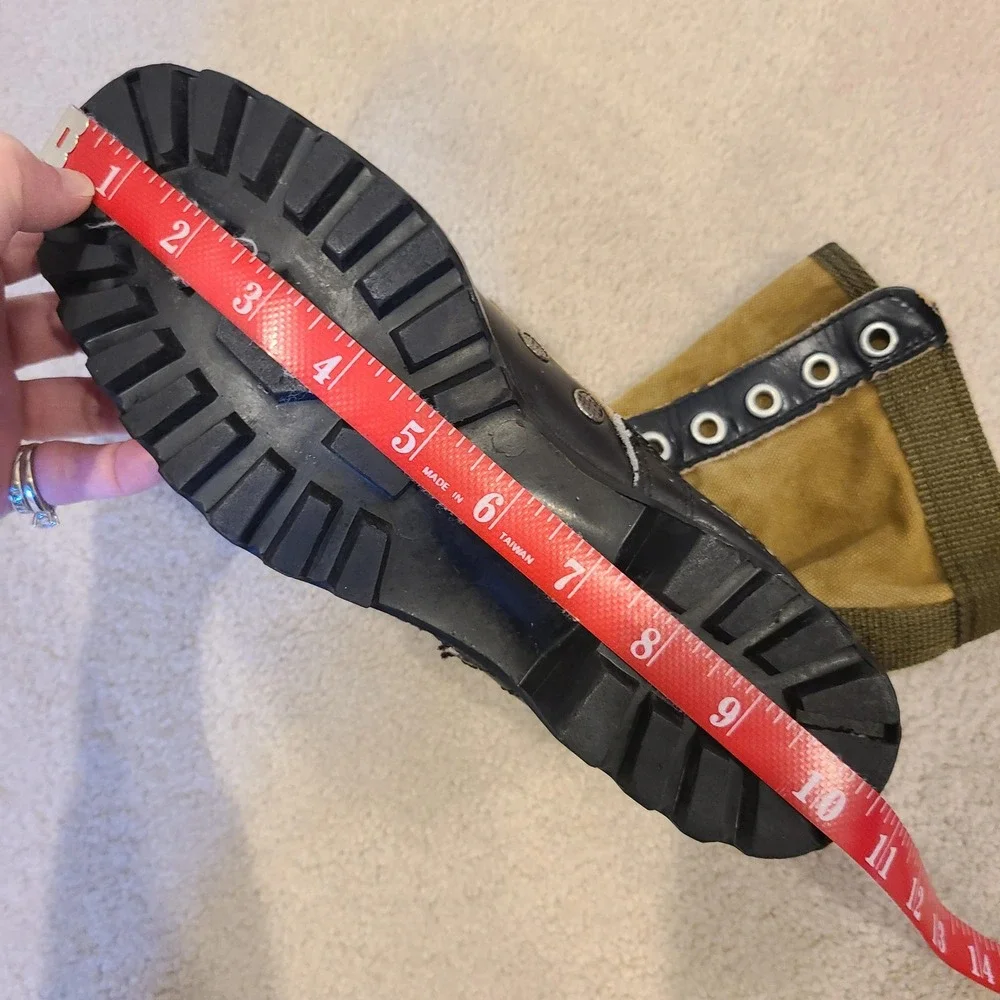 VIETNAM WAR ORIGINAL US ARMY JUNGLE BOOTS-SIZE 5 R‎ Primo Condition - Picture 10 of 10